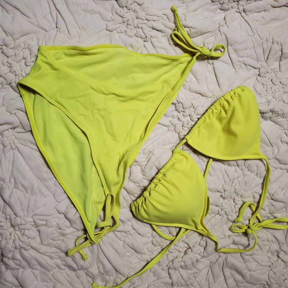 Neon Yellow Bikini